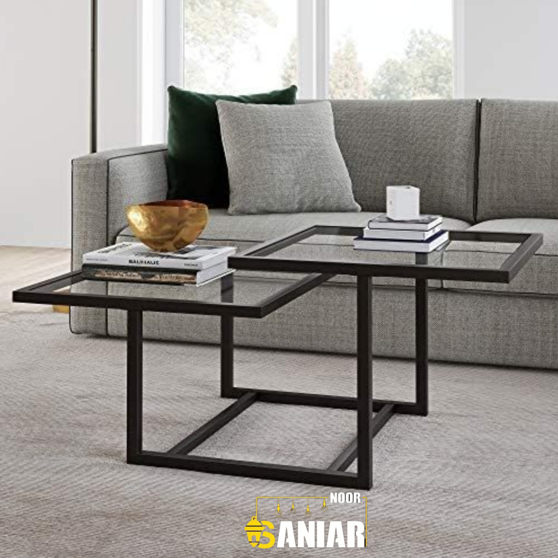 میز عسلی فلزی مدرن | طراحی کاربردی با استایل امروزی