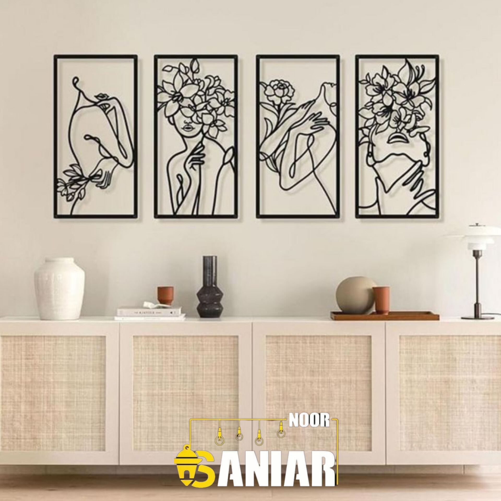 تابلو دیواری ست چهار تیکه