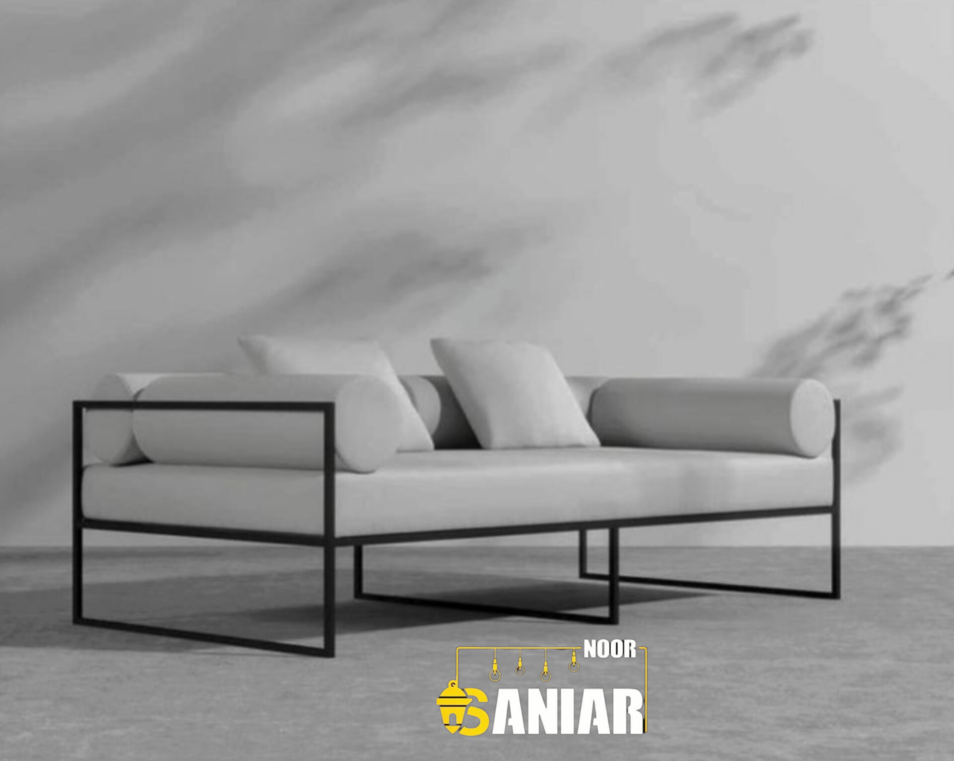 مبل سه نفره مینیمال(کاناپه سه نفره با طراحی مینیمال)