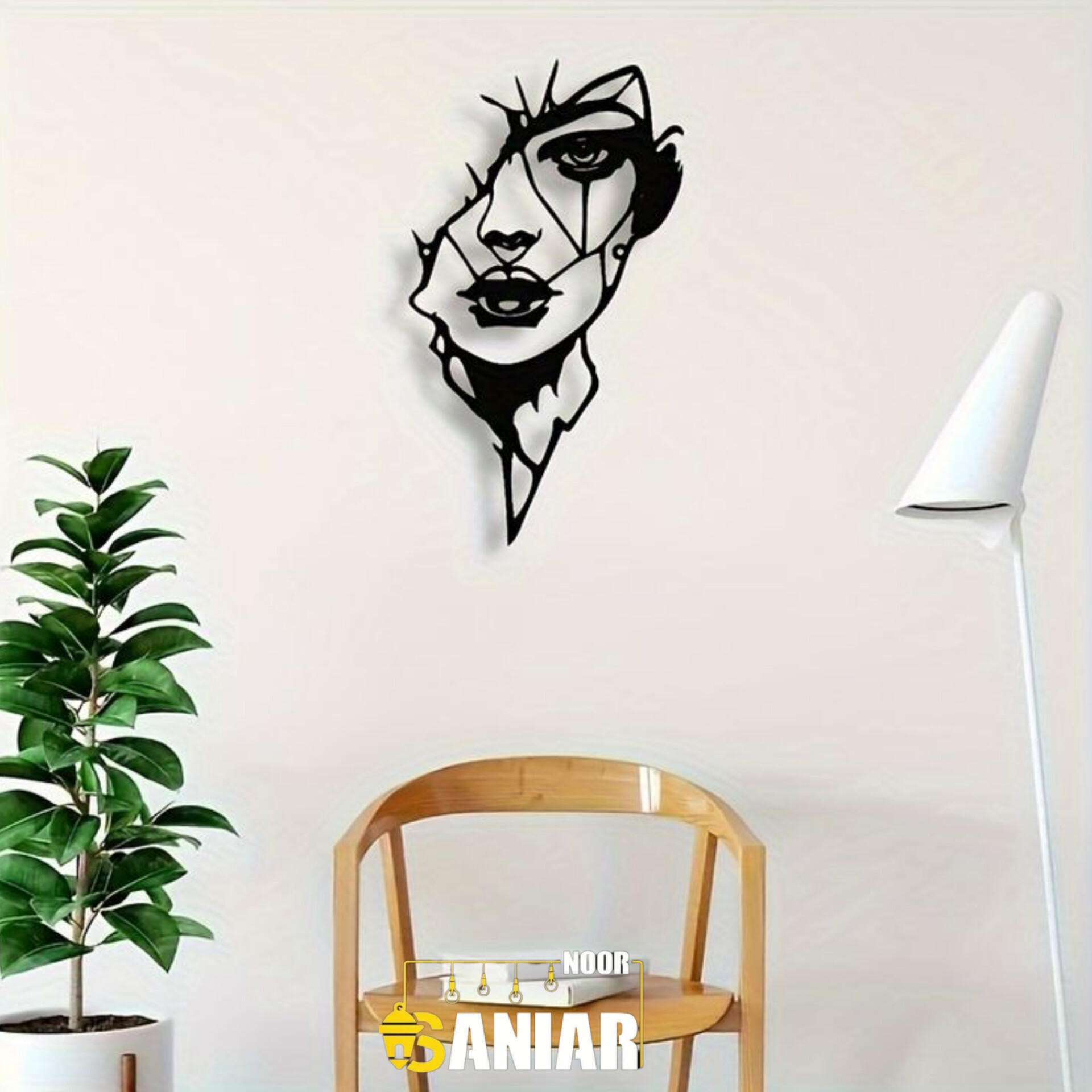 تابلو فلزی چهره مینیمال