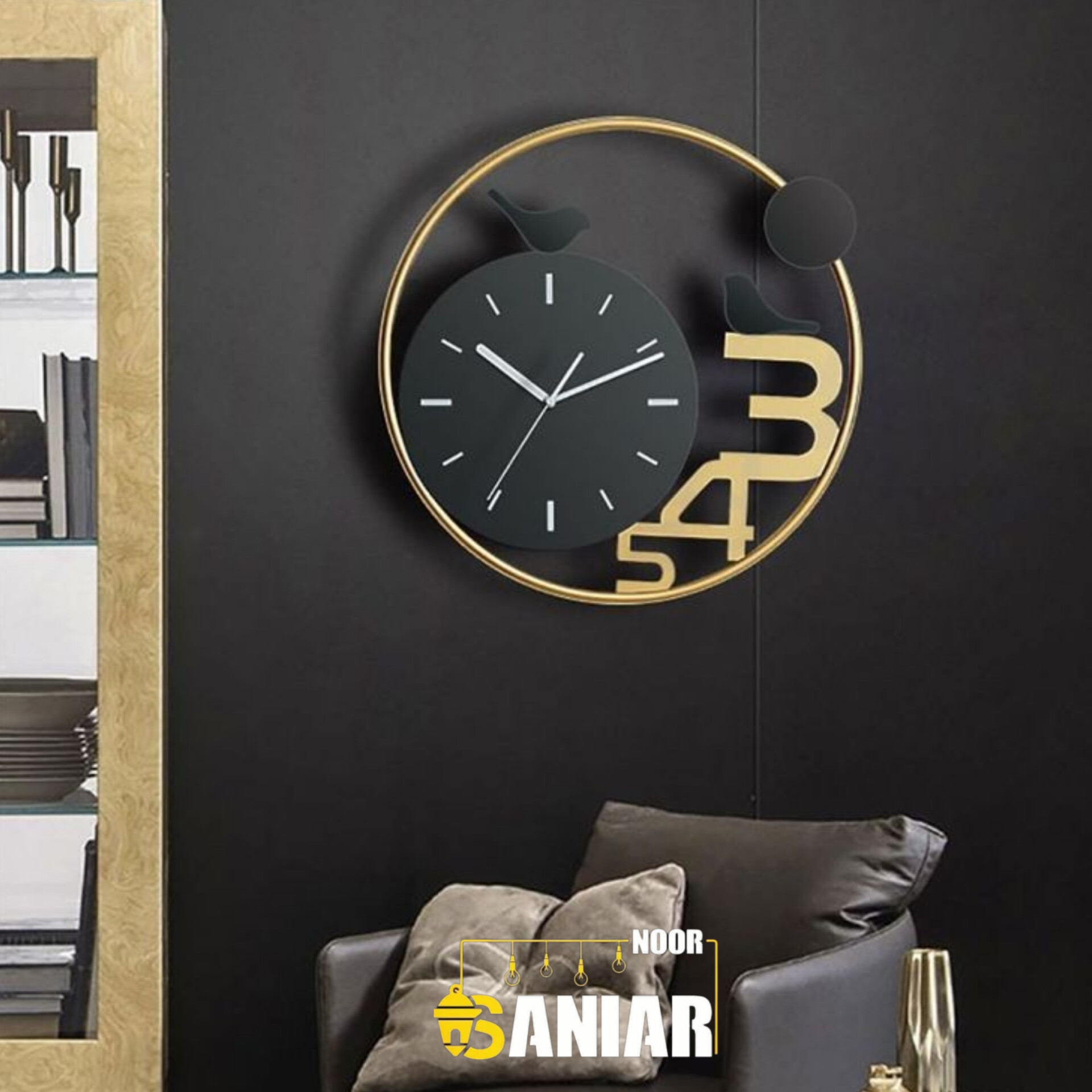 ساعت دیواری مدرن با طراحی خاص(H334)