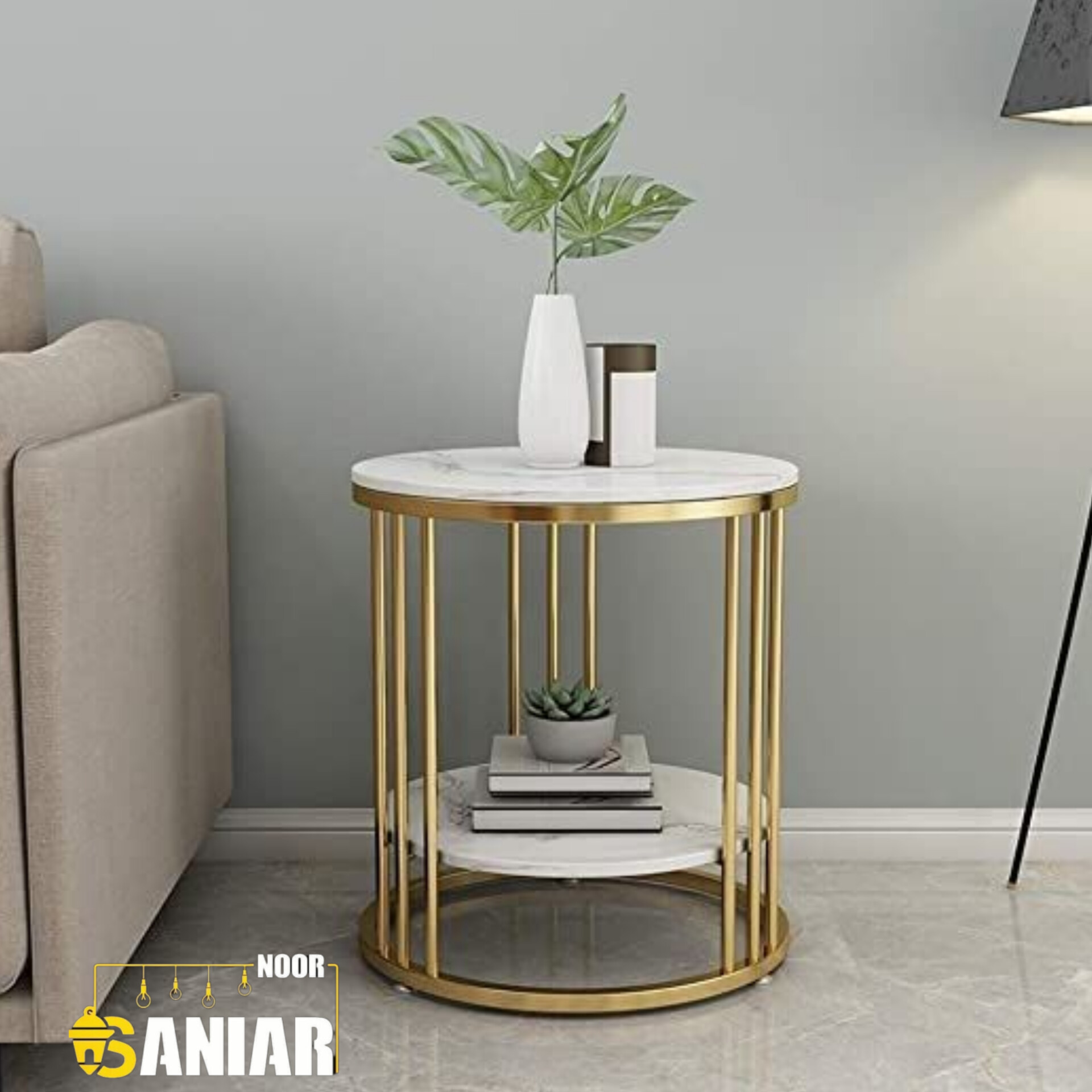 میز عسلی کنار مبلی مدرن با رویه ی MDF(M711)