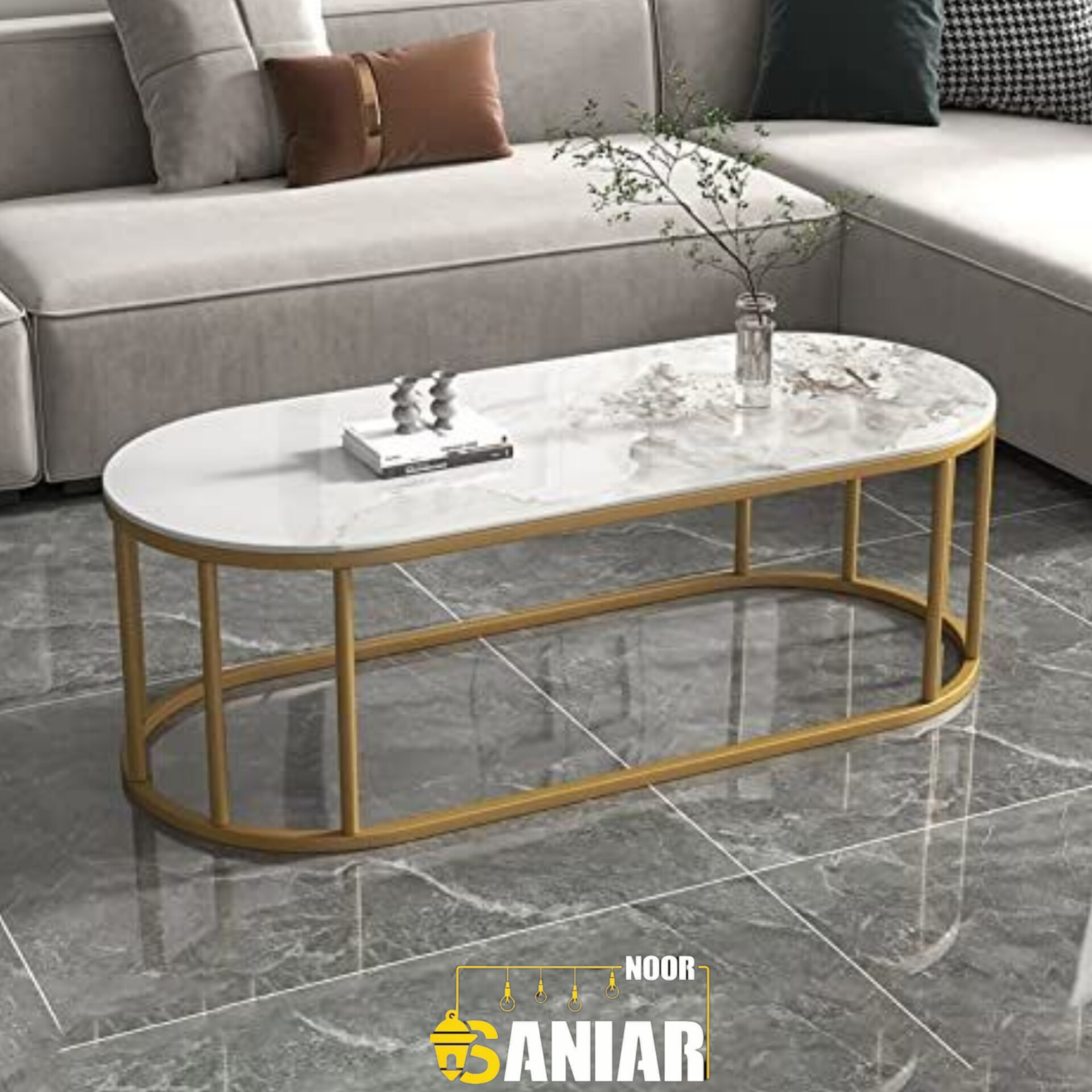 میز عسلی مدرن با رویه ی MDF(M722)