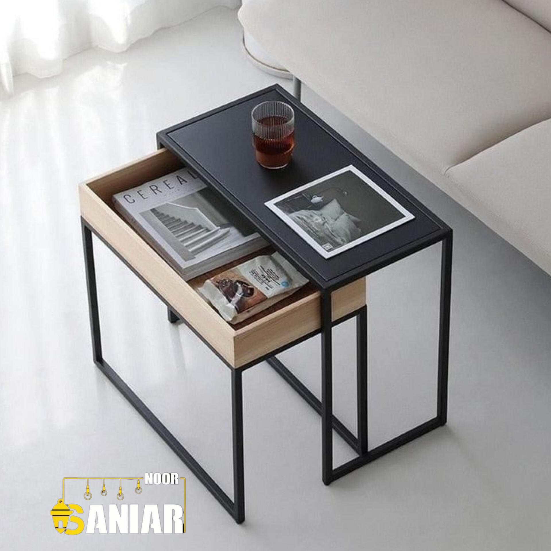 میز عسلی دوتیکه مینیمالM726
