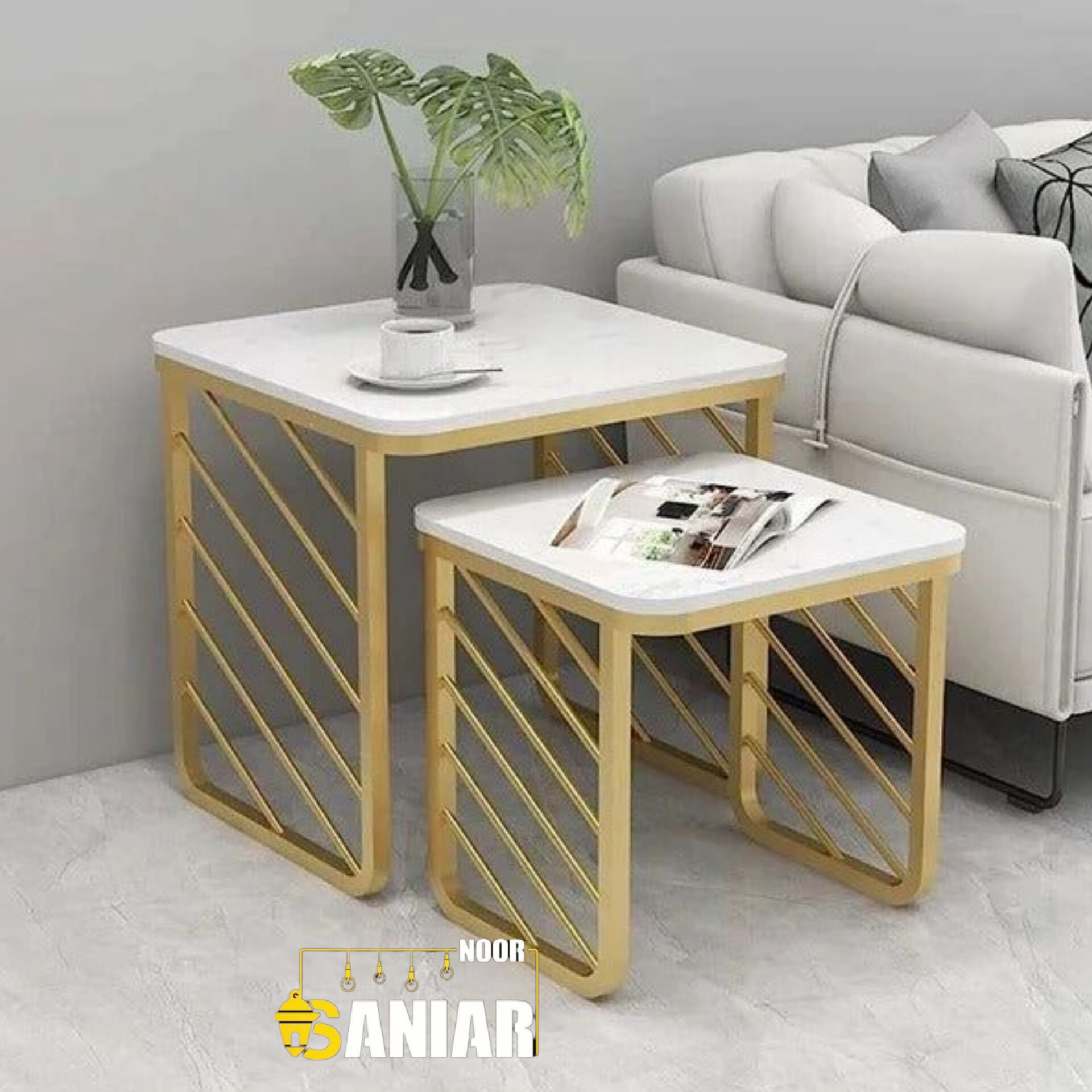 میز عسلی کنارمبلی دو تیکه مدرنM728