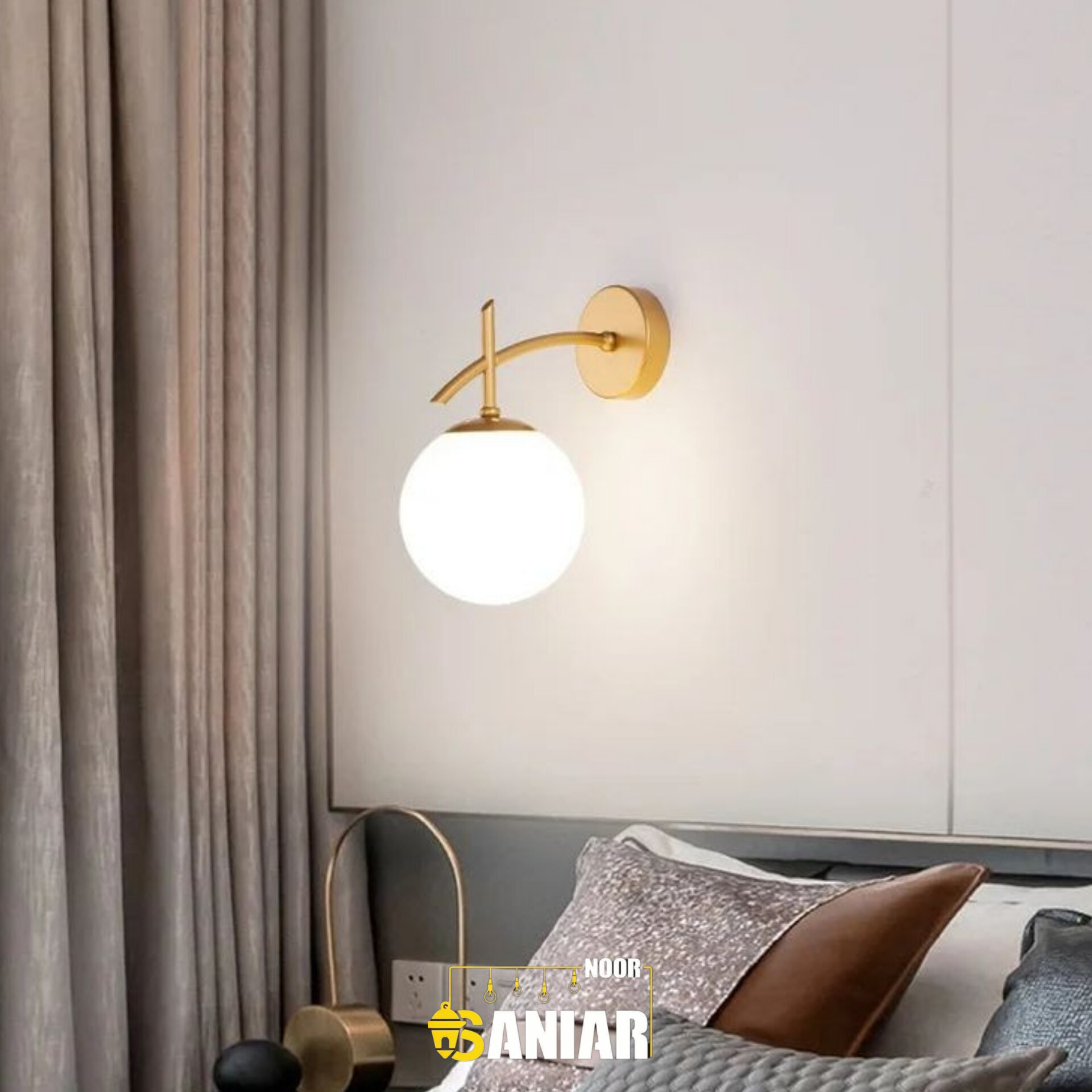 دیوارکوب مولکولی مدرن(چراغ دیواری مینیمال)