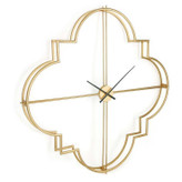 ساعت-دیواری-فلزی-طرح-هندسی-کلاسیک-طلایی-شرکت-سانیار-نور
