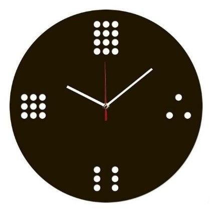 ساعت-دیواری-دایانا-مشکی-مینیمال-مدرن-فلزی-دکوراتیو-ساده